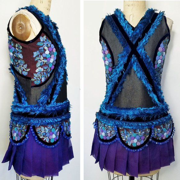 Minh Hanh Dresses & Skirts - Minh Hanh Womens Couture Mini Dress Heavily Embellished